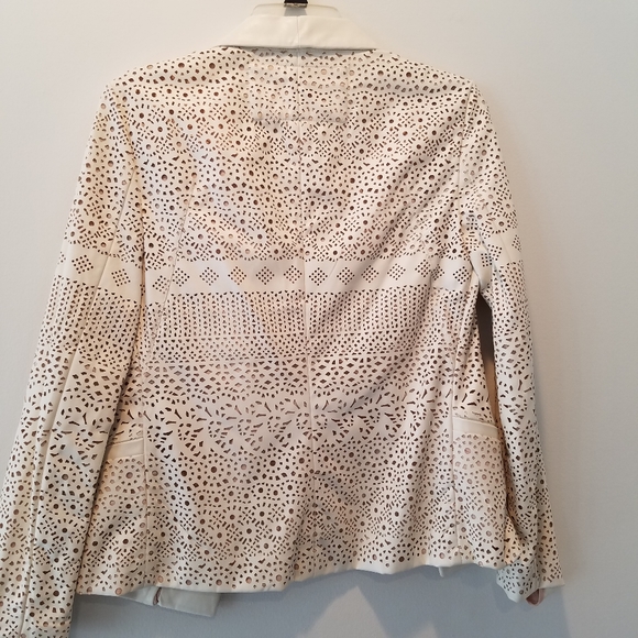 Dolce Vita Petite Sm Faux Leather Eyelet Jacket - Picture 2 of 5